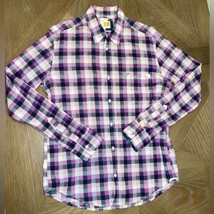 BOSS Orange Cliff Plaid Button Down Long Sleeve Shirt
